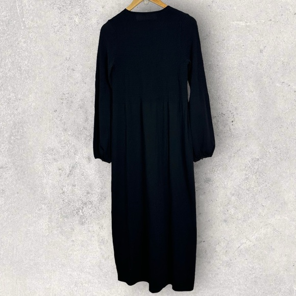 Tuckernuck Pomander Place Black Double Knit Lennox Maxi Dress Size Medium Boho M - Picture 5 of 12